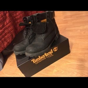Timberlands Black Boots